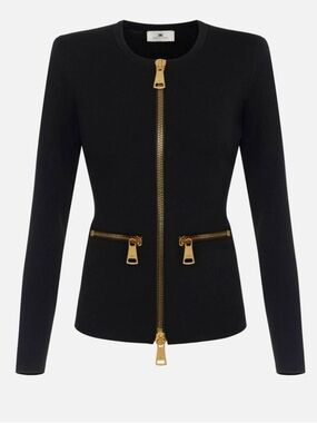 Elisabetta Franchi Black Jacket